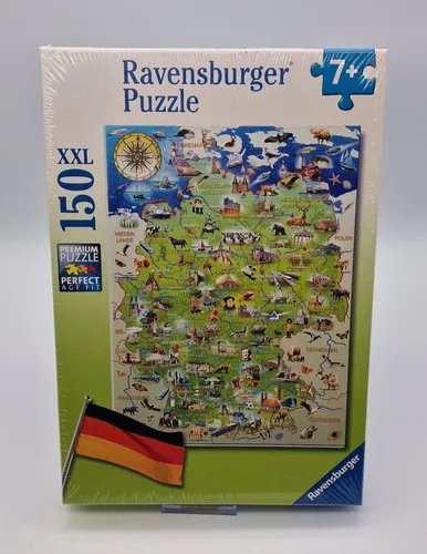 Ravensburger Puzzle - Meine Deutschlandkarte - 150 Teile XXL - NEU OVP 2018