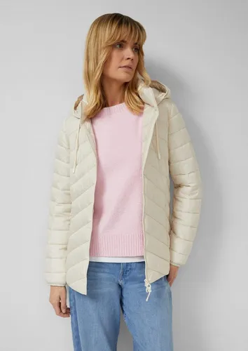 s.Oliver Outdoorjacke beige 4XL (48) - Hochwertige Outdoorjacke in Beige, ideal für jedes Wetter. Leicht, bequem und pflegeleicht – perfekt für aktive Tage im Freien.