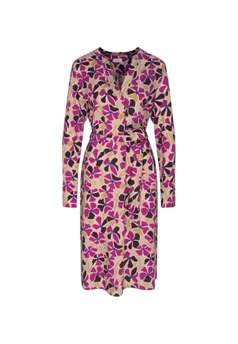 Seidensticker Damen Kleid Regular Langarm Stehkragen 100% Viskose