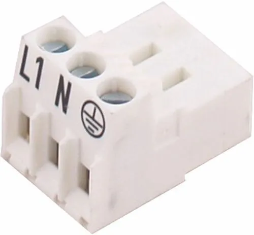 WOLF Gegenstecker RAST 5 F Schraubklemme 3-polig Weiß von Wolf