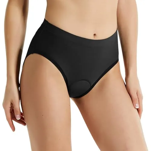 baleaf 4D Radlerunterhose Damen Gepolstert Schwarz XL