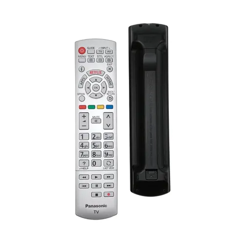 Original Panasonic N2QAYB001010 Fernbedienung - Kompatibel mit TX- und VIERA Modellen - Die Original Panasonic N2QAYB001010 Fernbedienung bietet eine einfache Steuerung für Ihr Panasonic Gerät. Robust und benutzerfreundlich, ideal als Ersatz- oder Zweitfernbedienung für zahlreiche Modelle.