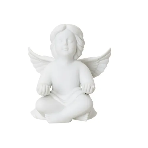 Rosenthal Engel Meditation klein weiß matt 7 cm Engel 69054-000102-90540