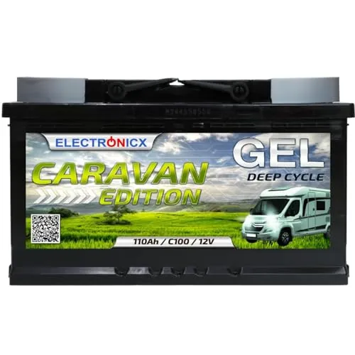 GEL Batterie 12V 110Ah Caravan Edition von Electronicx