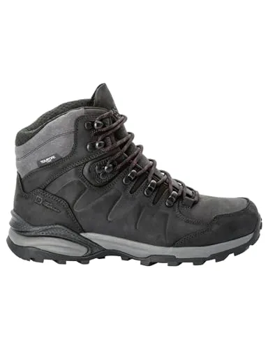Jack Wolfskin Damen Refugio Prime Texapore MID W Wanderschuh, Phantom, 42 EU - Wanderschuhe für Damen, wasserdicht und atmungsaktiv dank Texapore-Technologie, ideal für anspruchsvolle Wanderungen und Outdoor-Aktivitäten.