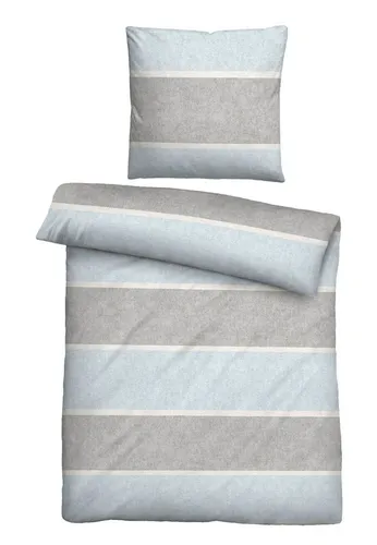 biberna Bettwäsche Grau von biberna