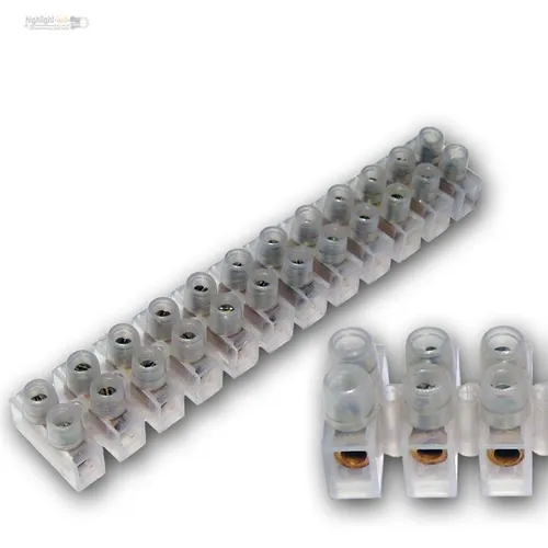 10x Lüsterklemmen à 12 Pole - 0,1-2,5mm² Lüsterklemme, Listerklemme