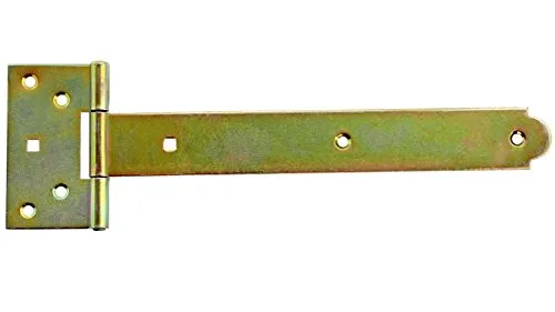 Kreuzgehänge T-Scharniere T-Bänder Gerollt 250 mm Halbschwere Verzinkt