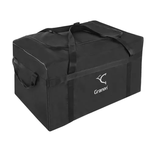 Granori XXL Aufbewahrungstasche Giant Transporter – 200 Liter Reisetasche - Reisetasche mit enormem 200 Liter Volumen, leicht und belastbar. Ideal für Reisen oder als Aufbewahrungslösung. Komfortable Handhabung durch Vierfach-Handgriff und umlaufenden Reißverschluss.