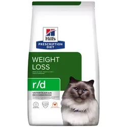 HILL S PD Prescription Diet Feline r d 1,5kg - Spezielles Katzentrockenfutter zur Gewichtsabnahme, großartiger Geschmack für verwöhnte Katzen, Rabatt für Stammkunden 3%