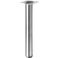 Hettich Tischbein Ø 30 mm x 250 mm Edelstahl-Optik
