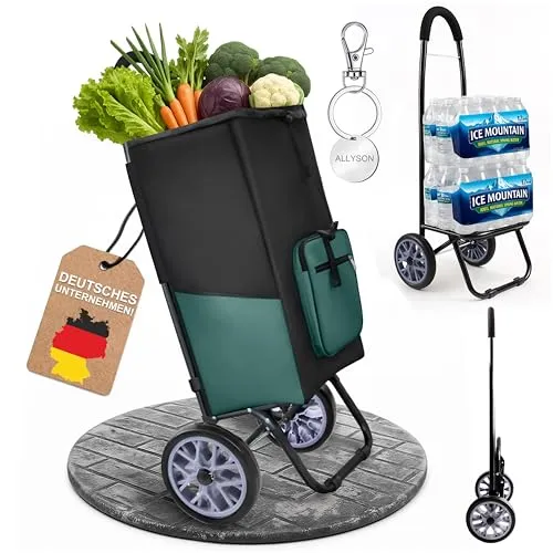 Allyson Klappbarer Einkaufstrolley – 45L Kapazität und 50kg belastbar