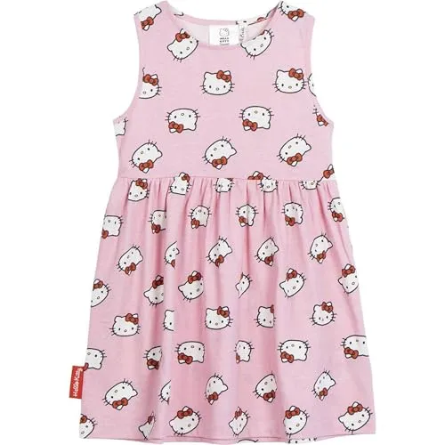 CERDÁ LIFE'S LITTLE MOMENTS Mädchen Kleid Elegantes und Bequemes Design mit Lebendigen Farben und Bezaubernden Drucken von Bluey Kleid, Pink, 6 Jahre