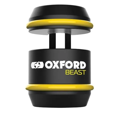 Oxford Beast Schloss, schwarz - Werkstatteinrichtung - Extrem starkes Schloss, das Winkelschleiferangriffen widersteht, ideal für maximalen Schutz.