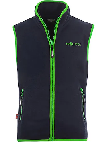 Trollkids Kids Arendal Vest 104, navy von TROLLKIDS
