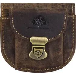 Greenburry Vintage Geldbeutel Leder Portmonee braun