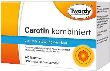 Carotin Kombiniert Tabletten 60 g - Nährstoffreiche Carotin-Tabletten für eine gesunde Haut und ein starkes Immunsystem, jetzt bei www.aponeo.de erhältlich.
