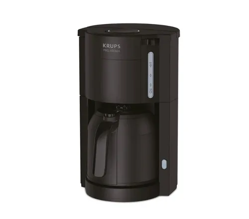 Krups KM 3038 ProAroma - Filterkaffeemaschine mit 1,25L Thermokanne, hält Kaffee bis zu 4 Stunden warm, für 10-15 Tassen Genuss