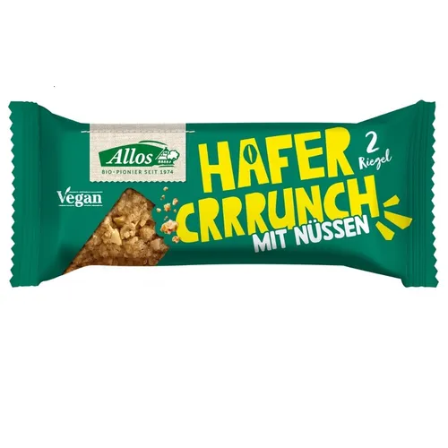 Hafercrrrunch Riegel - Nüssen 50g | ALLOS