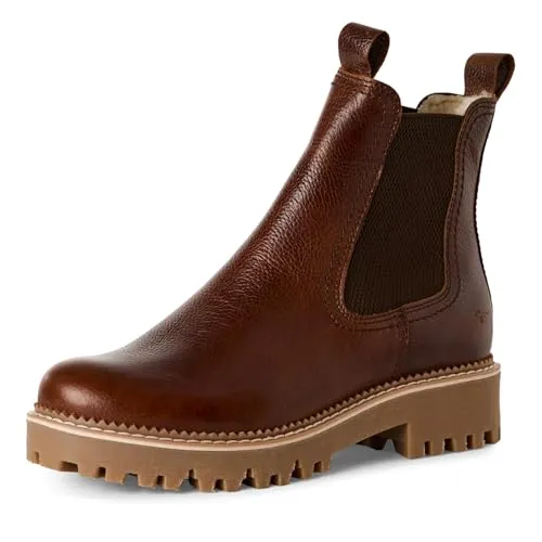 Tamaris Damen Stiefel Leder braun 39 in braun von Tamaris