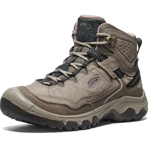 KEEN Targhee IV MID WP W-Brindle/NOSTALG Brindle/Nostalgia Rose - 7/37.5