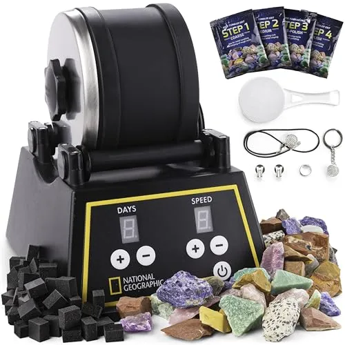 National Geographic Professionelles Rock Tumbler Kit