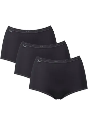 sloggi Maxislip Basic+ (3er Pack) perfekter Sitz, Baumwollmischung, weich, elastisch