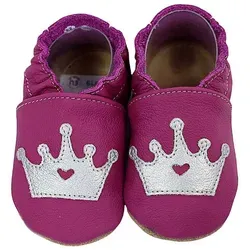Produktbild HOBEA-Germany Krabbelschuhe Krone lila