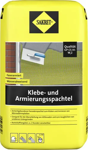 SAKRET Klebe- und Armierungsspachtel 10 kg Sack  Armierungsspachtel
