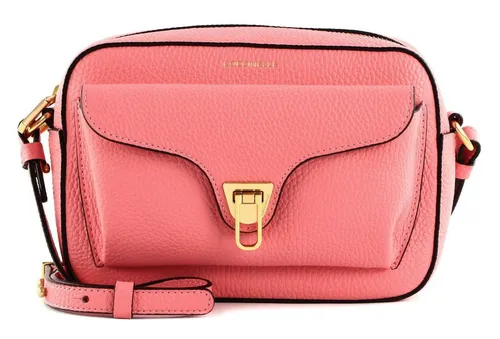COCCINELLE Umhängetasche Beat Soft in Hyper Pink - Elegante COCCINELLE Umhängetasche aus hochwertigem Rindsleder, perfekt für den täglichen Gebrauch. Mit verstellbarem Schulterriemen und ausreichend Platz für Ihre Wertsachen.