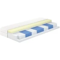 AM Qualitätsmatratzen Premium Visco-Taschenfederkernmatratze 80x200 cm H3 - Taschenfederkernmatratze mit 1000 Federn, 24 cm hoch und anpassungsfähigem Viskoschaum für besten Schlafkomfort. 30 Nächte Probeschlafen ohne Risiko!