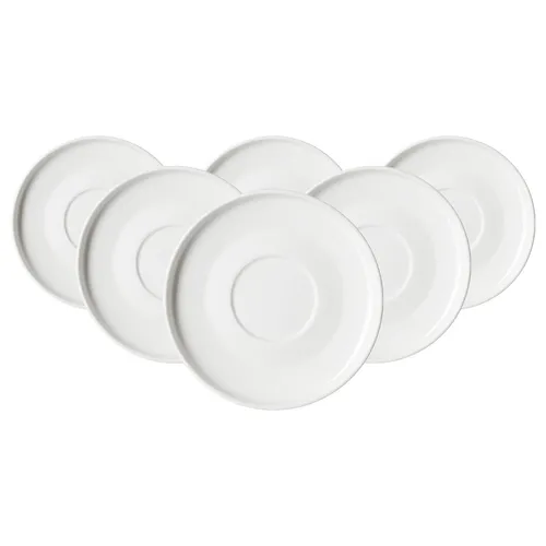 Ritzenhoff & Breker Kaffeeuntertassen Kelly ø 15 cm 6er Set - Das Ritzenhoff & Breker Kaffeeuntertassen Kelly Set (6 Stück) bietet eine stilvolle Ergänzung für Ihre Kaffeetafel. Mit zeitgemäßer Formensprache und feiner Reliefbordüre sind sie ideal für besondere Anlässe und den täglichen Genuss.