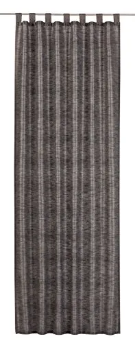 Elbersdrucke blickdichte Gardine Schlaufenschal Metropolis 07 grau 255 x 140 cm - Eleganter Schlaufenschal in Seidenoptik, ideal für Wohnzimmer oder Schlafzimmer. Der blickdichte Vorhang sorgt für Privatsphäre und ist individuell kürzbar dank Bügelband.