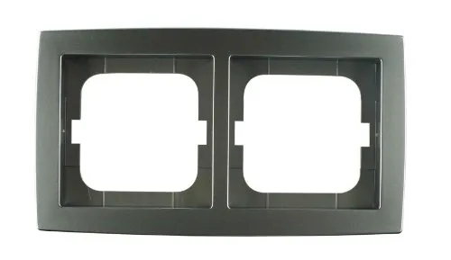 REV Ritter 0546922555 Solo Rahmen 2-fach, chrom