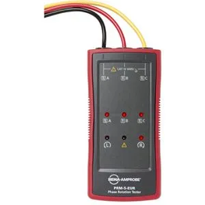 Beha-Amprobe PRM-5-EUR Drehfeldmessgerät - Elektrische Leitungen, berührungslos und sicher Phasenspannungen messen mit LED-Anzeige, ideal für Fachleute im Elektrobereich