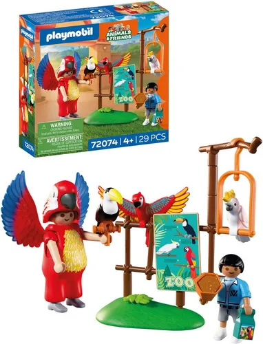 Playmobil® Zoo: Maskottchen (72074), Animals & Friends Konstruktions-Spielset, (29 St)