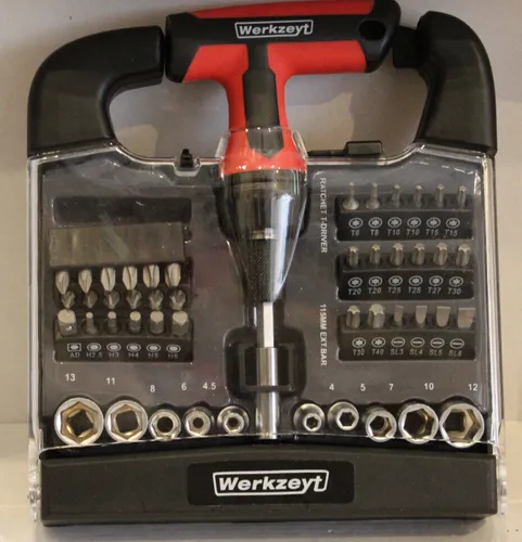 Werkzeyt Ratschenschraubendreher 48-teilig  Schraubendreher - mit Bits - KG2 567