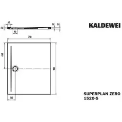 Kaldewei SUPERPLAN ZERO 1520-5 Duschwanne von KALDEWEI