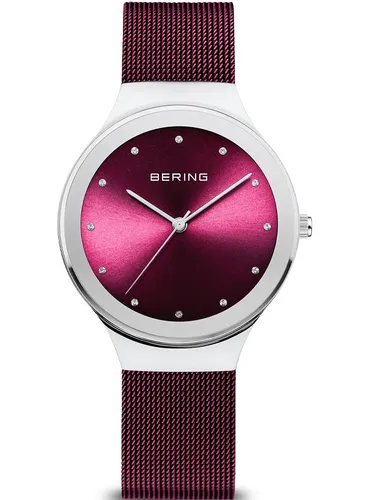 BERING Damen Uhr Quarz - Classic Collection mit Saphirglas 12934-909 - Armbanduhren für Damen - Klassisch und puristisch, mit hochkratzfestem Saphirglas und 3 ATM Wasserdichtigkeit für den täglichen Gebrauch.