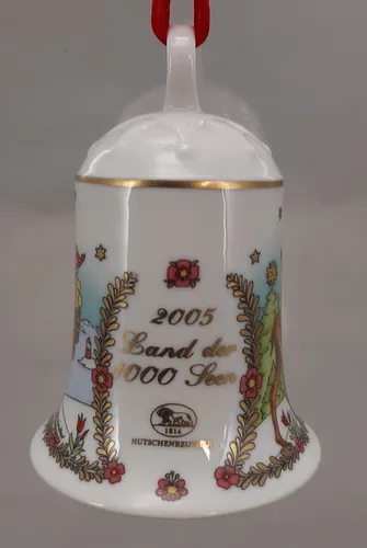 Hutschenreuther Weihnachtsglocke Porzellan 2005  OVP 