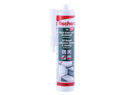 Fischer 503318 Multi Kleb und Dichtstoff KD-290 grau 290 ml 1K-MS Polymer