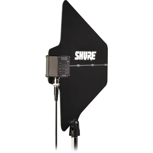 Shure UA874US Aktive UHF-Richtantenne 470-698 MHz - Aktive, direktionale Antenne für UHF-Funkanwendungen, ausgestattet mit integriertem Vorverstärker für optimalen Empfang und hohe Signalqualität.