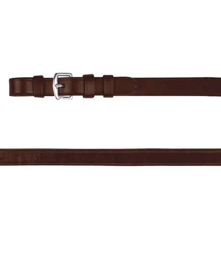 WALDHAUSEN Wembley Trensen-Lederzügel - Hochwertige Lederzügel für Reiter, ohne Martingalschieber und Stege, ideal für präzise Kontrolle und Komfort beim Reiten.