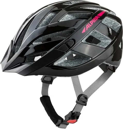 Alpina Panoma 3.0 Radhelm - Gr 56-59 cm in Schwarz/Rosa - Fahrradhelm für Radtouren, stabil und leicht. Mit Insektenschutz und ideal für Bikepacking. Entdecken Sie weitere Top-Angebote von Alpina bei Bergfreunde.de!
