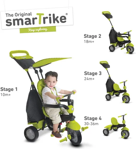 Produktbild smarTrike Glow 4 in 1 Dreirad Green