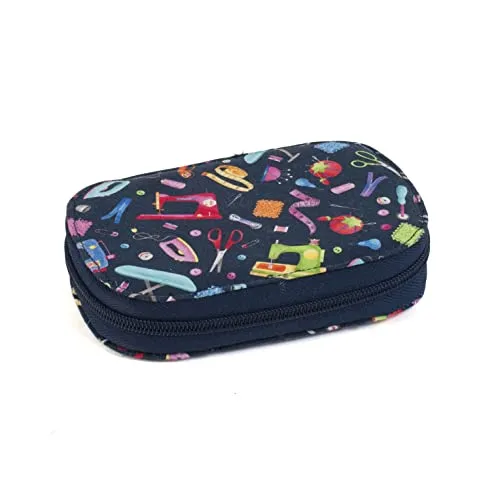 Hobby Gift gefülltes Nähset, Zip-Etui, Mini-Nähmaschine