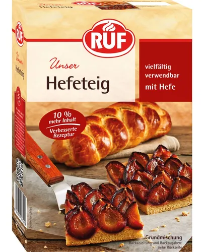 Ruf Unser Hefeteig mit Hefe 400g von Ruf
