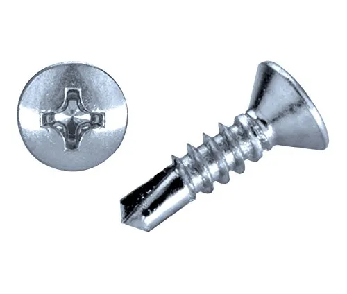 Stück Bohrschrauben 3,9x13 mm selbstschneidend verzinkt Senkkopf Kreuzschlitz DIN 7504 PH Blechschrauben 200