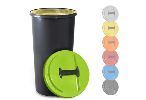 KUEFA Müllsackständer BSC 60L Mülleimer Gelber Sack, inkl. Klemm-Ring, UV-beständig