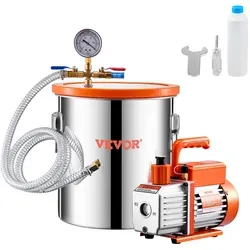 VEVOR 3,5CFM Vakuumpumpe mit 18,93L Vakuumkammer von Vevor